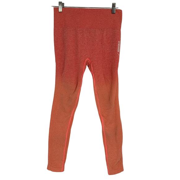 Gymshark Seamless Peach Ombre Leggings Size Medium - Picture 1 of 6